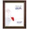 Frame USA Boardroom Walnut with Gold Bead Single Image Picture Frame